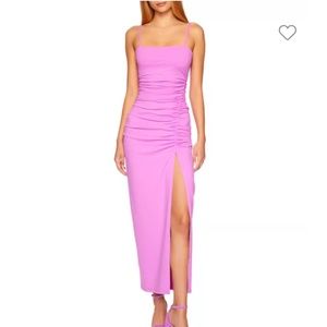 Susana Monaco- Purple Ruched Dress